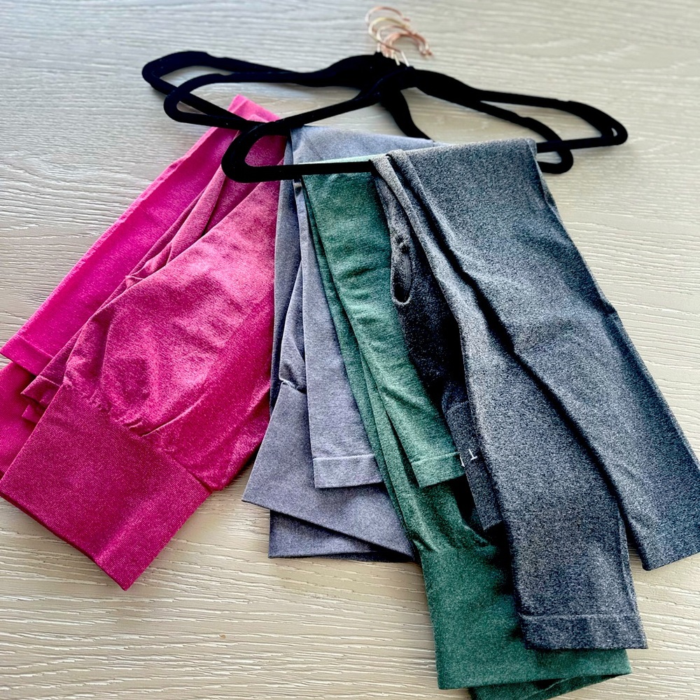 NVGTN leggings 5 pair.  All never worn or only worn one time.